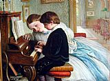The Music Lesson by Charles West Cope